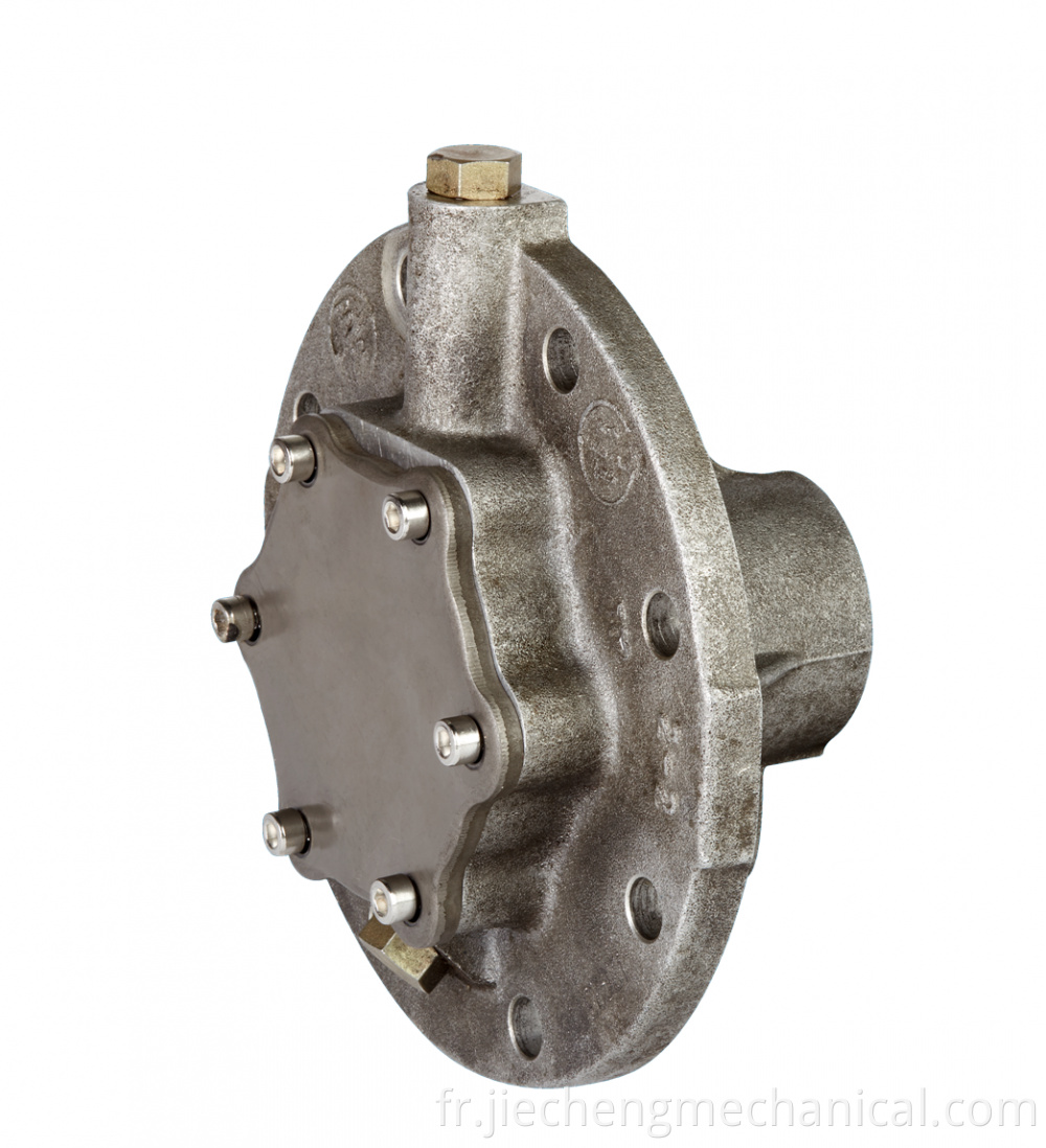 Semi-immersed inner gear oil pump